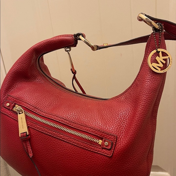 MICHAEL Michael Kors Red Leather Bag - Picture 6 of 16